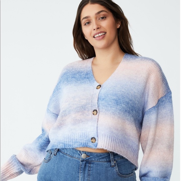 NWT plus size curve ombré cardigan - Picture 2 of 5